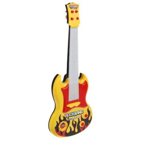 Наша игрушка гитара 919A-2 желтый