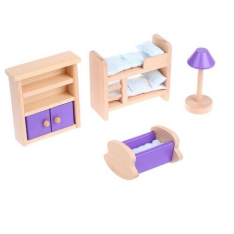 Onshine Набор деревянной мебели Детская (TNWX-6201) бежевый/фиолетовый