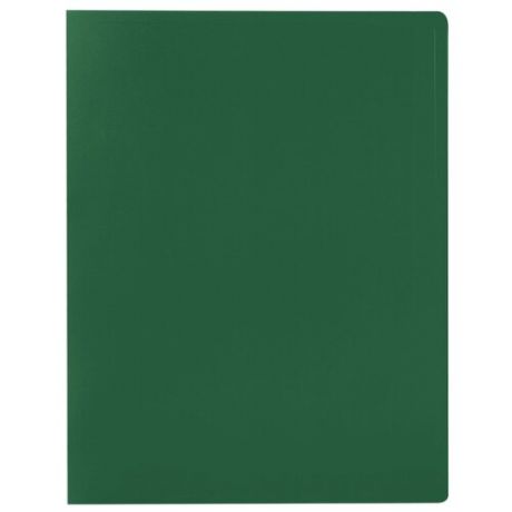STAFF Папка на 30 вкладышей, А4, пластик зеленый