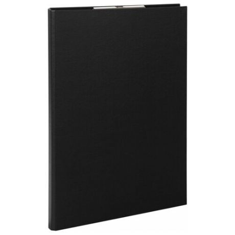 STAFF Папка-планшет Everyday А4, с прижимом и крышкой, картон/бумвинил черный