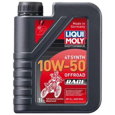 Моторное масло LIQUI MOLY Motorbike 4T Synth Offroad Race 10W-50 1 л