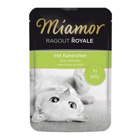 Корм для кошек Miamor 1 шт. Королевское рагу Кролик в желе 0.1 кг