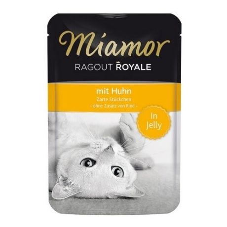 Корм для кошек Miamor 1 шт. Королевское рагу Курица в желе 0.1 кг