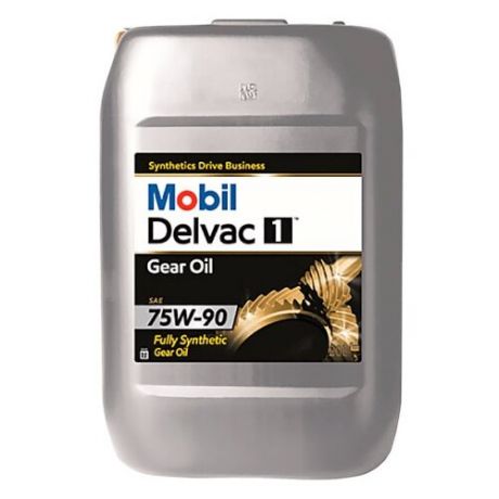 Трансмиссионное масло MOBIL Delvac 1 Gear Oil 75W-90 20 л