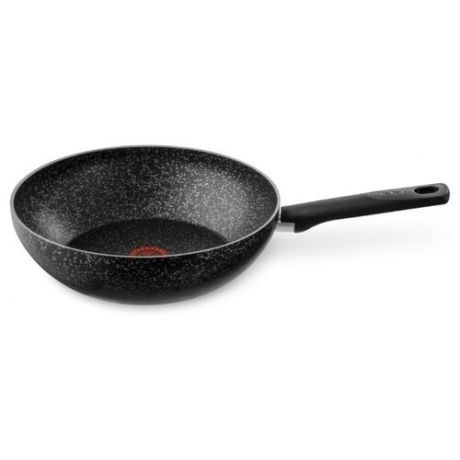 Сковорода-вок Tefal Granit 04192628 28 см, черный/серый