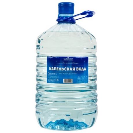 Вода минеральная Карельская негазированная, пластик для кулера, 11 л