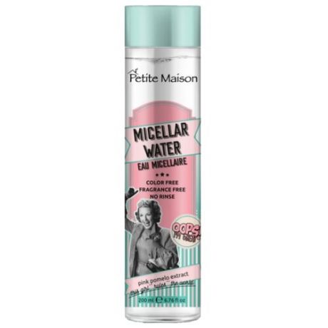 Petite Maison мицеллярная вода для снятия макияжа с экстрактом розового помело, 200 мл