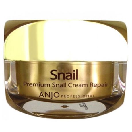 Anjo Premium Snail Cream Repair Крем для лица восстанавливающий с высоким содержанием муцина улитки, 50 мл