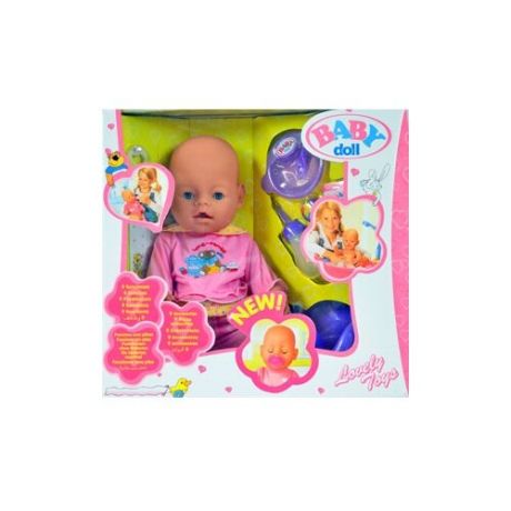 Интерактивный пупс Baby Doll, 43 см, 8001-3