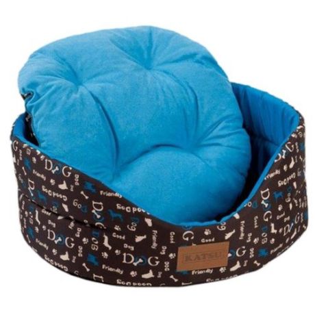 Лежак для собак и кошек Katsu Yohanka Shine Dogs 2 46х32х18 см синий