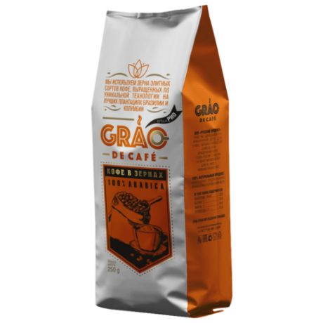 Кофе в зернах Grao De Cafe Рио, арабика, 250 г