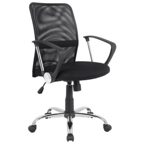 Компьютерное кресло College H-8078F-5 офисное, обивка: текстиль, цвет: черный