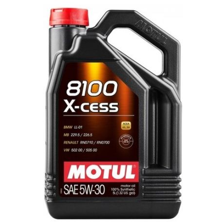 Моторное масло Motul 8100 X-cess 5W30 5 л