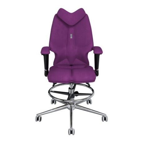 Компьютерное кресло Kulik System Fly (с подставкой для ног) детское, обивка: текстиль, цвет: лиловый