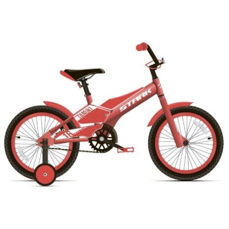 Детский велосипед STARK Tanuki 16 Boy (2020) красный/белый (требует финальной сборки)