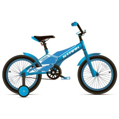 Детский велосипед STARK Tanuki 16 Boy (2020) голубой/белый (требует финальной сборки)