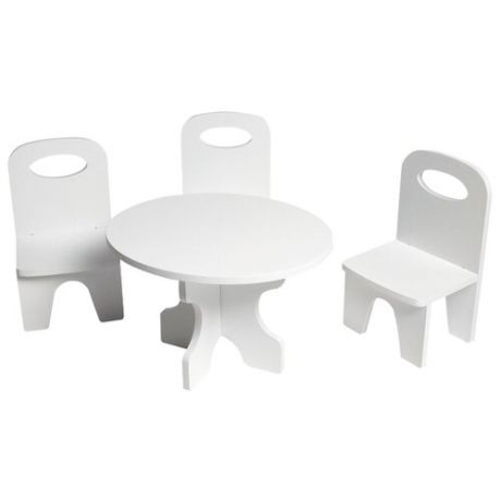PAREMO Набор мебели для кукол Классика (PFD120-39/PFD120-37/PFD120-41/PFD120-38/PFD120-40) белый