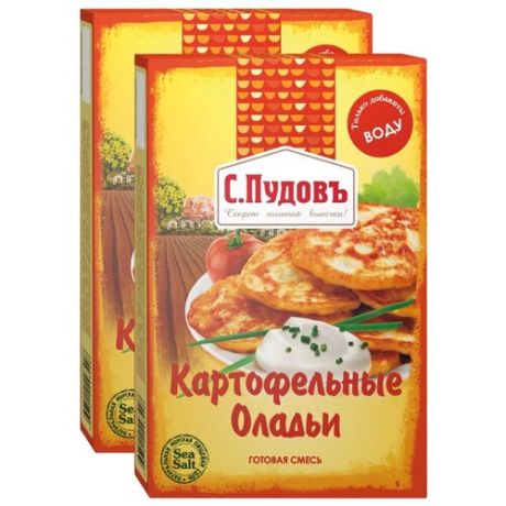 С.Пудовъ Мучная смесь Оладьи картофельные, 2 шт, 0.25 кг