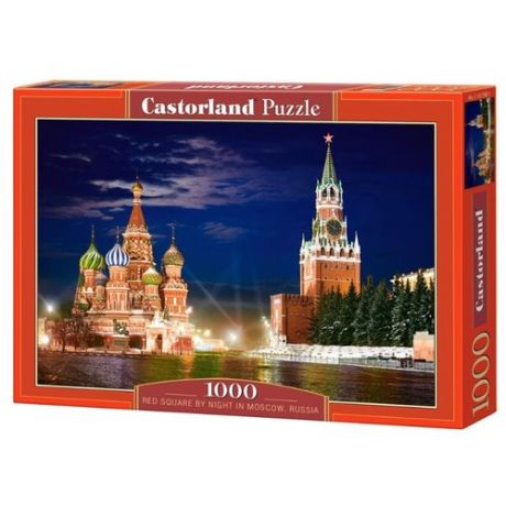 Пазл Castorland Red Square by Night in Moscow (C-101788), 1000 дет.