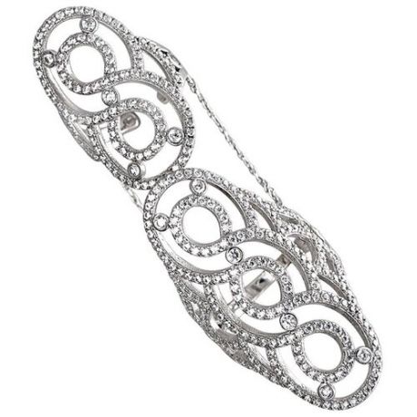 Эстет Кольцо с фианитами из серебра 01К1510037, размер 17