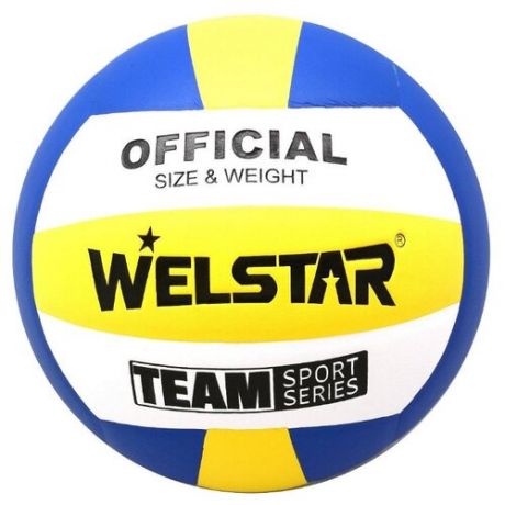 Волейбольный мяч WELSTAR VLPU4411A синий/желтый/белый