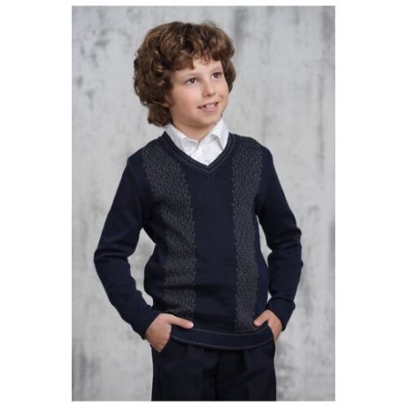 Пуловер VAY размер 146, синий/серый