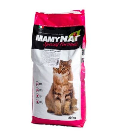 Корм для кошек MamyNat Adult Курица - Говядина - Овощи 20 кг