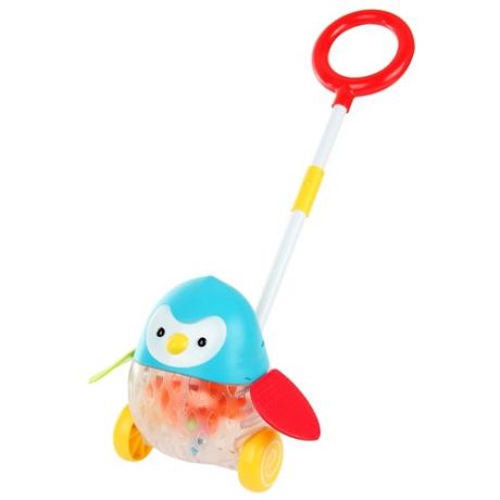 Каталка-игрушка Ути-Пути Веселая птичка (61363) голубой / зеленый / красный