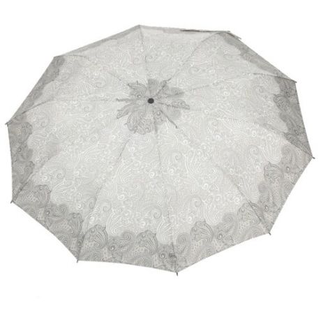 Зонт автомат ZEST 23928 серый/белый