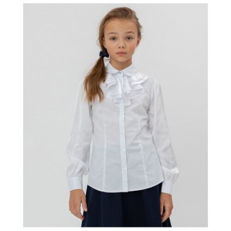 Блузка Button Blue размер 146, белый