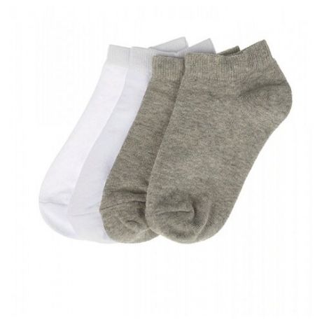 Носки Oldos комплект 4 пары размер 32-34, серый/белый