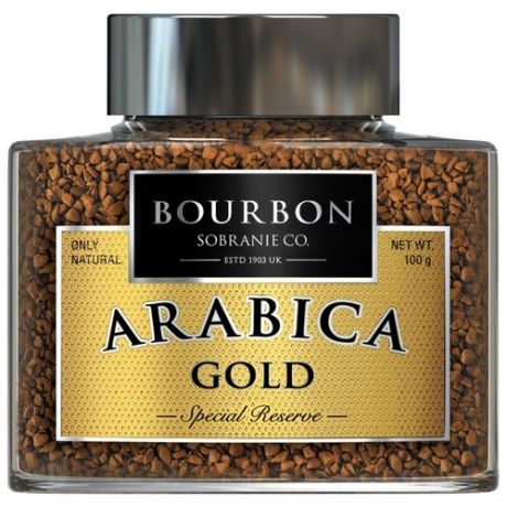 Кофе растворимый Bourbon Manchester Co. Arabica Gold, 100 г