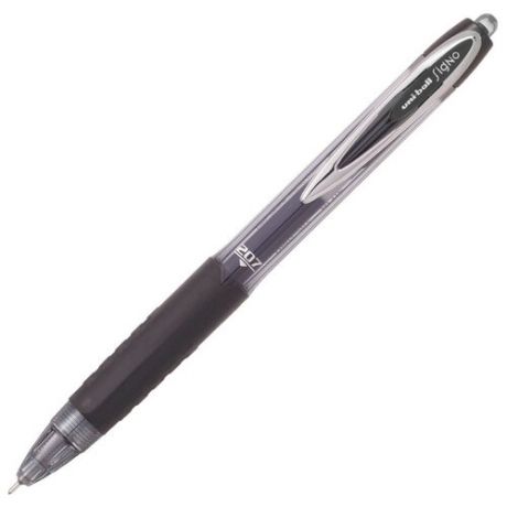 Uni Mitsubishi Pencil Ручка гелевая Signo 207, 0.7 мм (UMN-207), черный цвет чернил