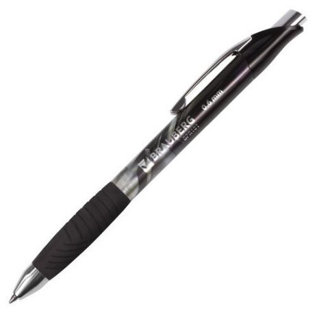 BRAUBERG Ручка гелевая Jet Gel, 0.6 мм, черный цвет чернил