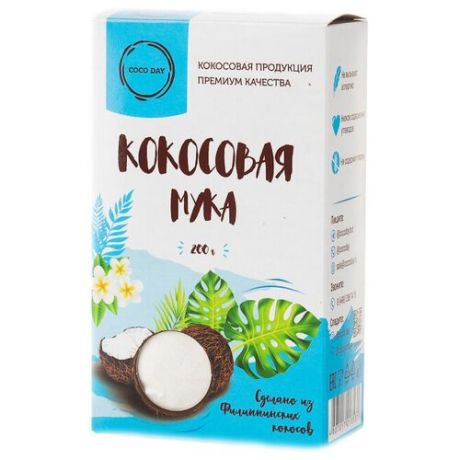 Мука COCO DAY кокосовая бережной обработки, 0.2 кг