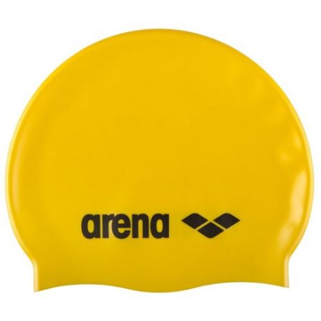 Шапочка для плавания arena Classic Silicone Jr 91670 yellow/black
