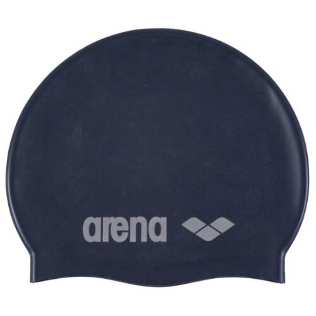 Шапочка для плавания arena Classic Silicone Jr 91670 denim/silver