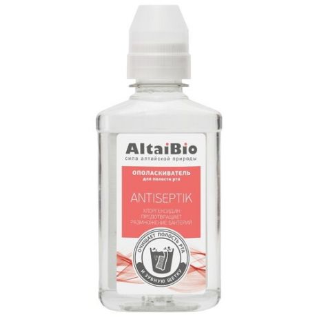 AltaiBio Ополаскиватель для полости рта Antiseptik, 200 мл