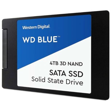 Твердотельный накопитель Western Digital WD BLUE 3D NAND SATA SSD 4 TB (WDS400T2B0A) черный