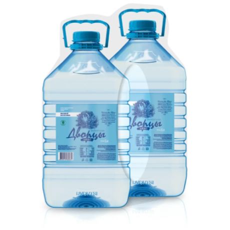 Вода питьевая Дворцы Люкс негазированная, пластик, 2 шт. по 5 л