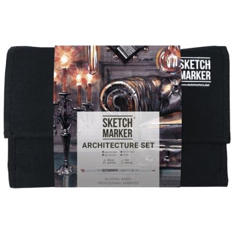 SketchMarker Набор маркеров Architecture Set, 24 шт.