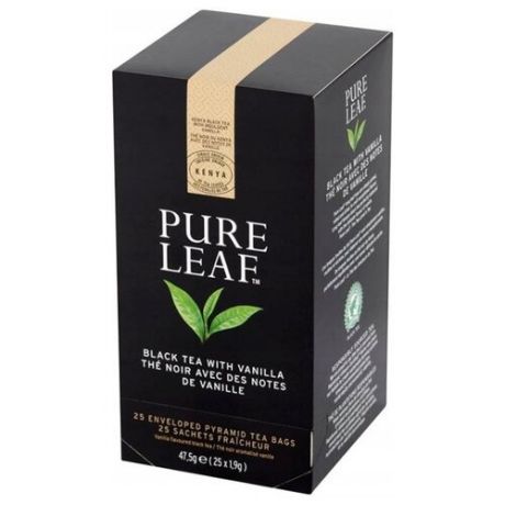 Чай черный Pure Leaf Vanilla в пакетиках , 25 шт.