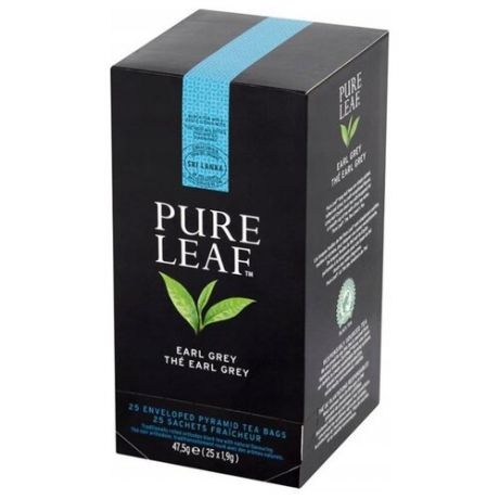 Чай черный Pure Leaf Earl Grey в пакетиках , 25 шт.