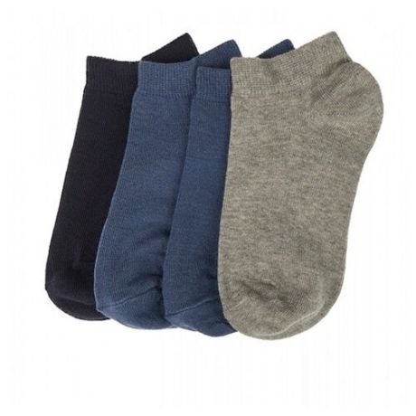 Носки Oldos комплект 4 пары размер 29-31, синий/джинс/джинс/серый