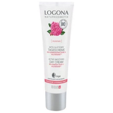 Logona Active Smoothing Day Cream Дневной крем для лица, 30 мл