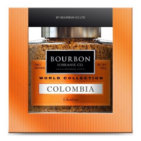 Кофе растворимый Bourbon World Collection Colombia, 100 г