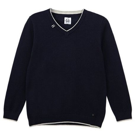 Пуловер playToday размер 134, темно-синий