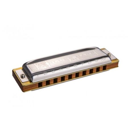 Губная гармошка Hohner Blues Harp 532/20 MS (M533076X) F#, бежевый/серебристый