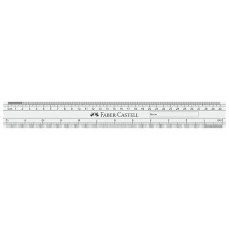 Faber-Castell Линейка пластиковая 30 см (171220) прозрачный