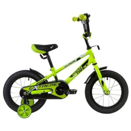 Детский велосипед Novatrack Extreme 14 (2019) зеленый (требует финальной сборки)